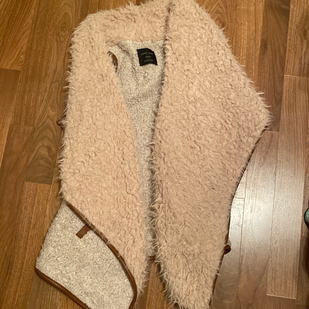 Womens fur vest medium